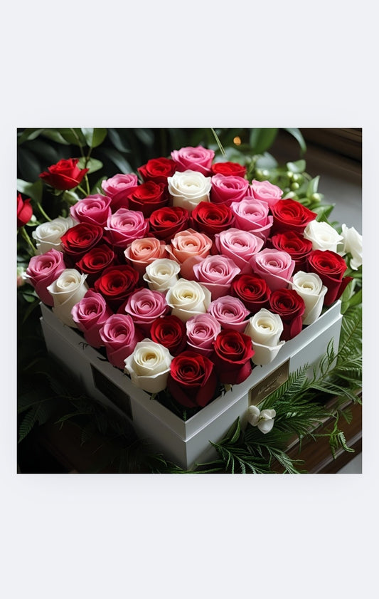 50 FRESH MIXED FLOWER ARRANGEMENT